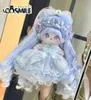 Plush Dolls No Attributes Mermaid Princess Hime Fairy Xin Blue Gradient Long Hair Wig Stuffed Plushie 20cm Soft Toy Body Sa XY 230810