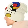 Berretti Bonnet Cappello invernale caldo lavorato a maglia nello stile di Joan Miro Skullies Berretti Berretti Surrealismo Arte astratta Cappelli Beanie Berretto da sci all'aperto