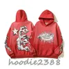 2023 Tasarımcı Hoodie Hellstar Erkekler Pullover Spiderweb Yıldız Flaş Uzun Kollu Sokak Hip-Hop Sweatshirts Mavi Kırmızı Gri Siyah Beyaz Yoga Vintage Hoodios