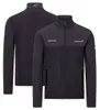 F1 포뮬러 1 팀 재킷 레이싱 까마귀 캐주얼 지퍼 스웨트 셔츠 가을 겨울 남자 스포츠 안락 재킷 야외 모토 크로스 저지