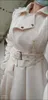 女性のトレンチコート2023女性ウィンドブレーカー秋ベージュイギリスの長袖の長さの長さのコート女子学生カレッジスリム