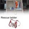 Rock Protection Fire Ladder Compact Extern stege Fire Escape Ladder för vuxna och barnens förlängningsrepstege för fönster och balkong HKD230810