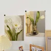 Tapestries Ins Small Tapestry Tulips Hanging Cloth Floral Bedside Wall Tapestries Bedroom Background Wall Room Decor Photo Props R230810