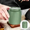 Storage Bottles Tinplate Tea Coffee Container Airtight Canisters Jars Bag Organizer