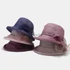Geniş Memlu Şapkalar Kova Şapkaları Kadınlar Yaz Koreli tarzı katlanabilir kıvırma güneş şapkası açık yolculuk güneş geçirmez havza şapkası ince nefes alabilen anne tarzı şapka hkd230810