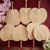 中国スタイル製品自然環境古い夏の手織りストローハンドファンフレンドリー装飾手入れファン装飾R230810