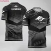 2023 Team Esports Men and Women's Thirts CSGO DOTA23D Printed Player Jersey Secret TI9 T-Shirt Stirt T-Shirt Stirt