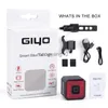 Bike Lights GIYO Smart Bicycle Brake Light Tail Rear USB Cycling Light Bike Lamp Auto Stop LED Back Rechargeable IPX6-Waterproof Safety HKD230810