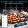 Instrumenty temperatury Inkbird Digital Thermometr 2 SET Natychmiastowy odczyt IHT-2PB z zewnętrznymi sondami Bluetooth Wyświetlacz podświetlenia do grillowania BBQ 230809