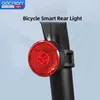 Cykelbelysning GACIRON Cykel vibrationssense Taillight USB Charge MTB Road Cykel dagtid Reflekterande VARNING BAKELJUS IPX6 CYCKNING Safe Lamp HKD230810