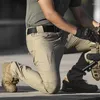 Men's Pants 2023 Multiple Pocket Cargo Training Army Men Tactical Long Length Trousers Waterproof Outdoor Working Mens