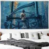 Tapestries sexig anime hippie tapestry sovsal rum konst dekoration tapestry tecknad vägg hängande bohemian tonåring pojkar sovrum dekor