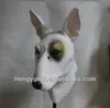 Bull Terrier Mask - Halloween Costume Latex Animal Dog Mask HKD230810