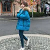 Женские траншеи Coats Корейский короткий из искусственного меха воротнич