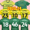 23 24 Pukki Hugill Soccer Jerseys 2023 2024 Camiseta de Futbol Rashica McLean Dowell Buendia Tzolis Sargent Home Away Men Kitフットボールシャツ