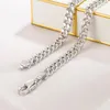 سلاسل Ziqiudie Sterling Silver Riding Neclace Men's Necklace راقية S925 الكوبي المطلي بالذهب Long Loving 6mm