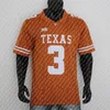 Texas Fußballtrikot Quinn Ewers Bijan Robinson Arch Manning Ky Woods Xavier Worthy Johntay Cook II Whittington Adonai Mitchell T'Vondre Sweat McCoy Vince Young