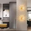 Applique moderna a LED per soggiorno, sfondo, vetro, scala domestica, corridoio, illuminazione, luce da comodino