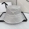 Diamond Designer Fisherman Hats Crystal Wide Brim Hats Triangle Icon Sports Cap Bucket Hat For Men Women