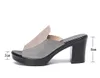 Slippare Summer Womens tofflor Sandaler High Heel 8cm Fashion Platform Fish Mouth Luxury Ladies Shoes Non-Slip Casual Large Size 42 230809