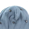 Boinas femininas de algodão com nervuras, gorro de inverno, chapéu, pirâmide, acessórios, malha, gorros, gorros, cor sólida, macios, chapéus, moda, outono, gorros