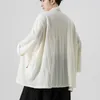 Men's Sweaters Kimono Loose Cardigan Jacket Oversized Sweater Cape Vintage Street Clothing