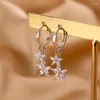 Stud Earrings Fashion Tassel Flower Charm Earring For Women Girls Wedding Party Jewelry Eh972