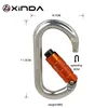 Rock Protection Xinda O-Type Lock Buckle Automatisk Safety Master Carabiner Multicolor 5500lbs Crossing Hook Climbing Rock Mountaineer Equipment HKD230810