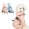 Impermeável Perro Dog Clothes Jacket Ropa Para Ubranka Dla Psa For French Bulldog Chihuahua Pet Raincoat Coat Roupa Puppy Abrigo 2282U