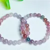 Brazalete de espinela natural, pulsera de cuentas cuadradas, piedra curativa de cristal, joyería de piedras preciosas de moda, regalo, 1 Uds., 8mm