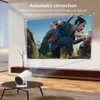 Projectors Hy300 Smart Projector Android 11 جيجابايت 8 جيجا بايت دعم Beamer دعم 4K لفك تشفير المسرح المنزلي Proyector 720p WiFi 6 BT 5.0 230809