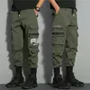 Pantalons pour hommes séchage rapide en plein air militaire multi-poches pantalon tactique élastique imperméable grande taille décontracté Cargo pantalon hommes vêtements