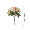 Fleurs décoratives Simulation soie pissenlit fleur Bouquet faux bricolage maison mariage décoration artificielle saint valentin cadeau