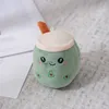 Peluche animaux Cm mignon fruits lait thé tasse en peluche poupée nouvelle peluche poupée Mini peluche porte-clés sac pendentif en peluche porte-clés