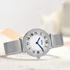 Other Watches Ladies Watch Full Diamond Dial Bracelet Set Mesh Strap Quartz Clock Relogio Mujer 230809