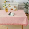 Table Cloth Thickened Cotton And Linen Fabric High-end Dining Square Tablecloth