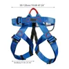 Rock Protection Outdoor Sit Down Safety Belt Midje Säkerhetssele för bergsbestigning Bergklättring Rappelling Tree Climbing Strap HKD230810