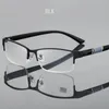 Sunglasses Febuary Men Women High Quality Half-frame Diopter Business Male Reading Glasses Presbyopic Eyeglasses 1.0 1.5 2.0 2.5 4