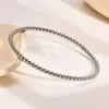 Charm Bracelets Modyle Gold Color Stainless Steel Braided Twisted Woven Rope Cable Round Stackable Bangle Bracelet for Women Party Gift