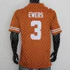 Texas Longhorns voetbalshirt Quinn Ewers Bijan Robinson bocht Manning Xavier Worthy Jaylan Ford Whittington Adonai Mitchell T'Vondre Sweat McCoy Vince Young