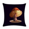 45 45 cm dessin animé champignon doux housse de coussin 40 45 48 cm coton lin oreiller pour canapé-lit voiture maison décorative ZY526 coussin Decorat258o