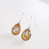Boucles d'oreilles pendantes cristaux d'autriche pour femmes 2023 Bijoux cadeaux à la mode goutte d'eau boucles d'oreilles suspendues Bijoux de noël