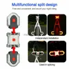 Cykelbelysningar Hela set Smart Wireless Remote Control Cykel Turn Signaler Framre Ljus Motorcykel Scooter Cykel Säkerhet VARNING LED LAMP HKD230810