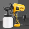 500W Electric Spray Gun 800ml Household Paint Sprayer Flow Control High Pressure Airbrush for Painting Ceiling Walls Fence Door