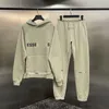 JXU2 HÄRS TRACKSUITS Luxury Brand Tracksuits Sports Ess Designer Jogging Pants Pure Cotton Suit Hooded tröja Slacks Two Piece Set