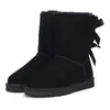 Botas de desenhista Austrália Tasman Tazz Chinelos Mulheres Plataforma Botas de Inverno Menina Clássico Bota de Neve Tornozelo Curto Arco Mini Pele Castanha Preto Cinza Sapatos