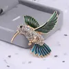 Brooches Retro Cute Hummingbird Female Unisex Corsage Coat Animal Bird Pin Jewelry Brooch For Women Wedding Party Clothing Accessories