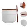 Dinnerware Sets Kitchen Canister Jars Container Salt Shaker Condiment Lid Dispenser Seasoning Holder Pepper