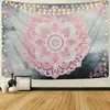 Tapestries Boho Mandala Tapestry for Bedroom Indian Hippie Bohemian Floral Wall Hanging Aesthetic Print Tapestries Decor Living Room Dorm R230810