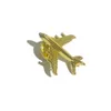 Pins Brooches Metal Airplane Brooch Diy Fashion Pin Alloy Badge Vintage Pin Buckle Badge Buckle Jewelry Accessories HKD230807